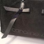 Caroline Biss grote zwarte shopper teddy & fauxleer nr 49997, ., Zwart, Shopper, Ophalen of Verzenden