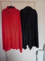 2 DRACULA CAPEN, ZWART EN ROOD, Ophalen of Verzenden, Zo goed als nieuw, Carnaval