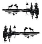 camper caravan autosticker set striping elanden