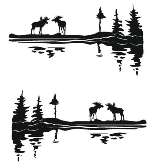 camper caravan autosticker set striping elanden, Caravans en Kamperen, Camper-accessoires, Nieuw, Ophalen of Verzenden