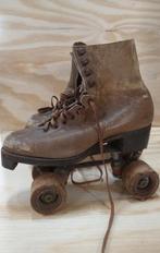 Antieke rolschaatsen met houten wielen, Ophalen of Verzenden, Zo goed als nieuw, Overige merken