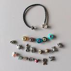 Leuke zgan armband met div.Heart Beads-bedels(pandora,troll), Ophalen of Verzenden, Zo goed als nieuw, Overige kleuren