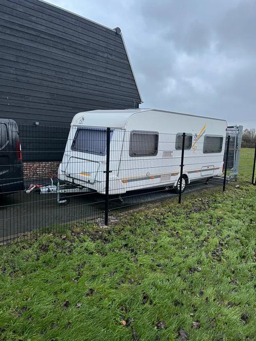Knaus sudwind 500 mover en levelsysteem, Caravans en Kamperen, Caravans, Particulier, tot en met 4, Rondzit, Knaus, Douche, Ophalen