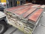 Partij Azobe damwandplanken 42mm dikte - totaal tbv 21m2, Ophalen of Verzenden, Planken, Hardhout