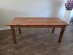 Eettafel teakhout, Huis en Inrichting, Tafels | Eettafels, Ophalen, Teakhout, 50 tot 100 cm, Zo goed als nieuw