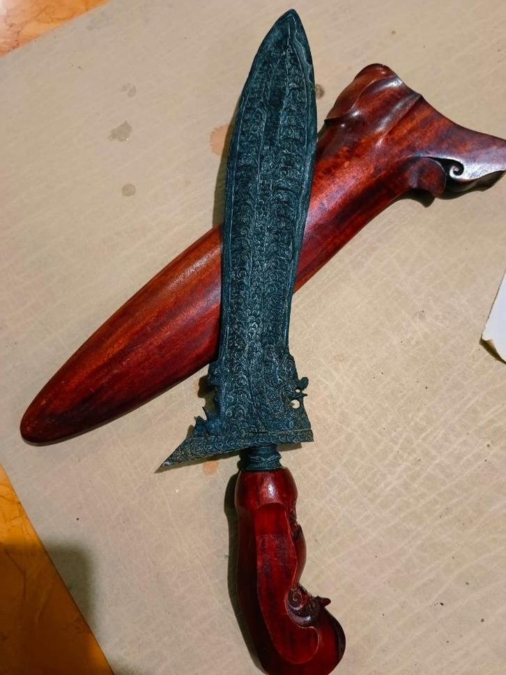 Antieke Keris Bethok Naga Putut Beras Wutah Narada SVE13, Antiek en Kunst, Kunst | Niet-Westerse kunst, Verzenden