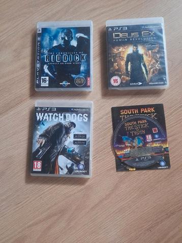 4 Playstation 3 games beschikbaar voor biedingen