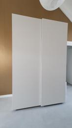 Ikea Pax kast wit met Hasvik schuifdeuren 150 x 236 cm, Huis en Inrichting, Kasten | Kledingkasten, Ophalen, 200 cm of meer, Wit