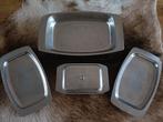 Vintage Aluminium Schalen Set, Ophalen of Verzenden, Gebruikt