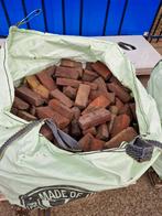 25 m2 oude gebakken waaltjes in big bag,s, Ophalen, Gebruikt, Keramiek, Klinkers