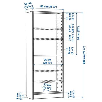 Ikea Billy Boekenkast | ZGAN | MOET WEG IVM VERBOUWING - afbeelding 4