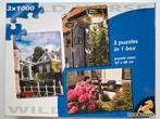 3 puzzels in 1 doos!, Hobby en Vrije tijd, Denksport en Puzzels, Ophalen of Verzenden, 500 t/m 1500 stukjes