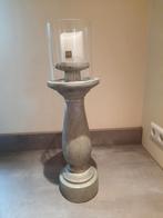 Hoge stenen kandelaar., Huis en Inrichting, Woonaccessoires | Zuilen en Pilaren, Ophalen, Gebruikt
