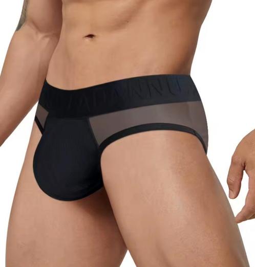 Slip maat L, achterkant doorschijnend maat L, gratis verzond, Kleding | Heren, Ondergoed, Slip, Zwart, Ophalen of Verzenden