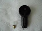 vintage Stopcontactlamp stekkerlamp zwart jaren 1980 E14, Ophalen of Verzenden, Gebruikt, Metaal, Vintage