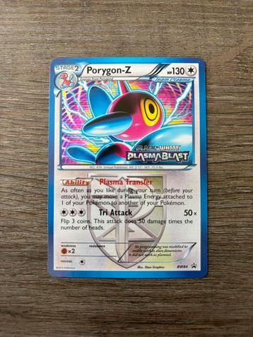 Porygon - Z PlazmaBlast Promo - BW84 beschikbaar voor biedingen