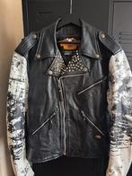 Harley Davidson Leren Jas USA - Uniek Maat M, Kleding | Heren, Jassen | Zomer, Maat 48/50 (M), Zwart, Ophalen of Verzenden, Harley Davidson