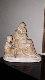 Maria met kind en Johannes de Doper - Gipsen Beeldje, Ophalen of Verzenden