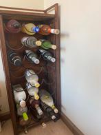 Wijnrek massief hout, 24 flessen, Huis en Inrichting, Woonaccessoires | Wijnrekken, Ophalen, Zo goed als nieuw, 25 flessen of meer