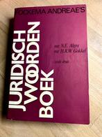 Fockema Andreae's Juridisch woordenboek 6e druk, Gelezen, Ophalen of Verzenden, Overige uitgevers, Nederlands