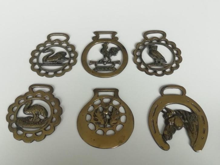 6 koperen "kleppermannetjes", Antiek en Kunst, Antiek | Koper en Brons, Ophalen