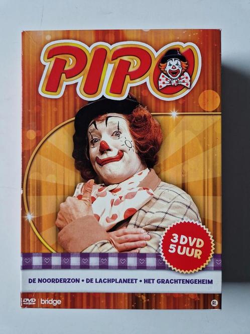 Pipo, box met de 3 allerleukste speelfilms van Pipo de Clown, Cd's en Dvd's, Dvd's | Tv en Series, Gebruikt, Overige genres, Boxset