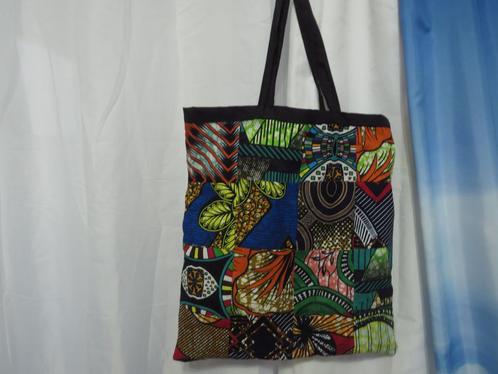 dubbelzijdig draagbare fleurige stoffen tas patchwork, Sieraden, Tassen en Uiterlijk, Tassen | Damestassen, Gebruikt, Shopper