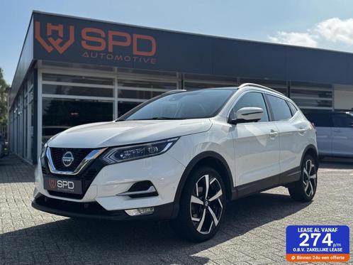Nissan Qashqai 1.3 DIG-T Tekna +|Pano|LED|360Cam|Carplay, Auto's, Nissan, Bedrijf, Te koop, Qashqai, 360° camera, ABS, Airbags