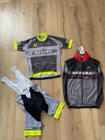GSG wielertenue + windjack, maat XL, nieuw beschikbaar voor biedingen