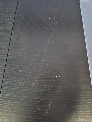 2 stuks bureau Malm Ikea zwartbruin met kastblok - afbeelding 5