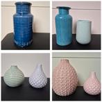 Leuke vaasjes - set van 8, Overige kleuren, Aardewerk of Porselein, Ophalen of Verzenden, Zo goed als nieuw