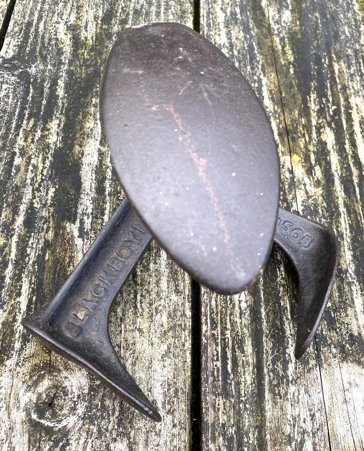Oude Schoenleest Blackboy No. 1 - vintage brocante landelijk, Antiek en Kunst, Antiek | Gereedschap en Instrumenten, Ophalen of Verzenden
