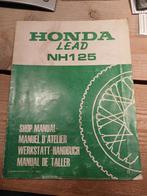 Werkplaatshandboek honda nh125 lead, Ophalen of Verzenden, Honda