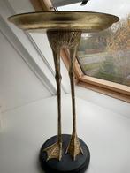 Bijzettafel met vogelpoten, Huis en Inrichting, 45 tot 60 cm, Minder dan 55 cm, Gebruikt, Metaal of Aluminium