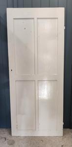 2 oude paneeldeuren, Doe-het-zelf en Verbouw, Ophalen, Gebruikt, 80 tot 100 cm, Binnendeur