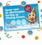 28x Efteling spaarkaarten AH, Drie personen of meer, Kortingskaart