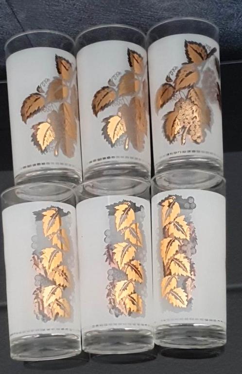 Zes Prachtige Boheemse Kristallen Glazen.  € 48,00, Antiek en Kunst, Antiek | Glas en Kristal, Verzenden