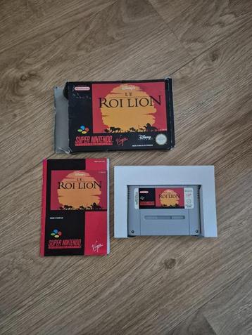 Super nintendo snes game lion king compleet  beschikbaar voor biedingen