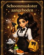 Schoonmaak aangeboden, Vacatures, Overige niveaus, Vanaf 3 jaar, Overige vormen, Geschikt als bijbaan