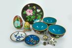VERZAMELING  11 STUKS CLOISONNE, Ophalen of Verzenden