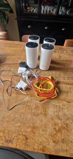 TP link deco M4 mesh wifi  4 stuks, Computers en Software, WiFi-versterkers, Ophalen of Verzenden, Zo goed als nieuw