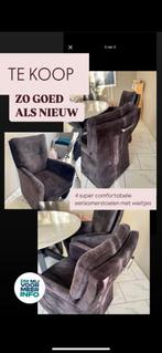 4 comfortabele stoelen ZGAN, Huis en Inrichting, Stoelen, Ophalen, Zo goed als nieuw, Twee