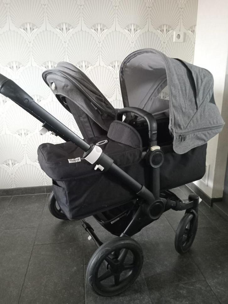 Bugaboo donkey duo 3, Kinderen en Baby's, Kinderwagens en Combinaties, Zo goed als nieuw, Combiwagen, Bugaboo, Duowagen, Luchtbanden