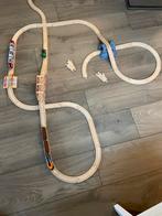 Brio houten trainrails met treinen., Ophalen, Zo goed als nieuw