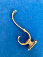 K12 - Jugendstil kapstokhaak messing - jaren ‘20, Gebruikt, Wandhaken, Ophalen of Verzenden, Minder dan 100 cm