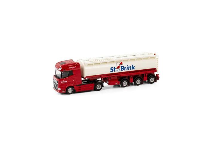 St vd Brink DAF XG+ met bulkoplegger 1:87, Hobby en Vrije tijd, Modelauto's | 1:87, Nieuw, Bus of Vrachtwagen, Overige merken