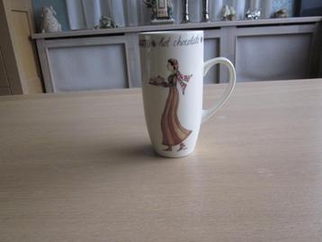 Ter Steege Jet roomkleur mok dame en heer D7,5cm H15cm beschikbaar voor biedingen