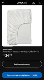 Matrasbeschermer waterdicht Ikea (2 stuks), Huis en Inrichting, Slaapkamer | Beddengoed, Ophalen, Nieuw, Tweepersoons, Wit