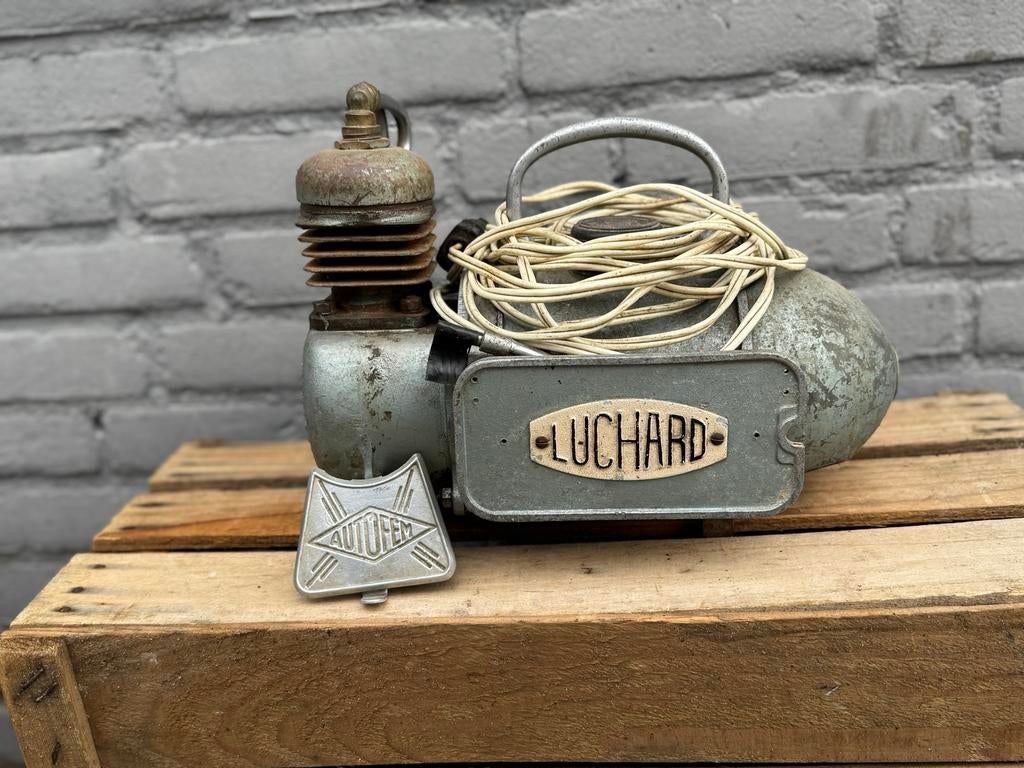 Vintage Luchard Compressor - Autoluchtpomp, Verzamelen, Ophalen, Gebruikt, Gebruiksvoorwerp, .