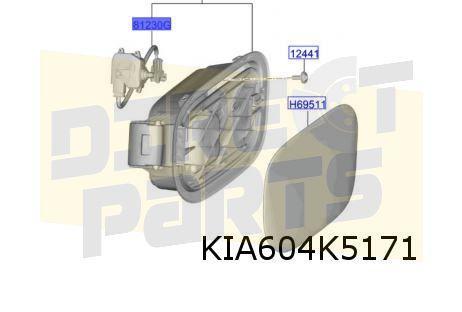 Kia Sportage (9/21-) (NQ5) vergrendeling tankklepmechanisme, Auto-onderdelen, Carrosserie en Plaatwerk, Deur, Kia, Achter, Nieuw